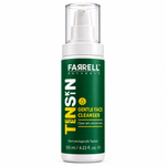 Farrell Naturals TEENSKIN Gentle Face Cleanser 125 ml bottle with green label, white pump and clear cap on a white background.